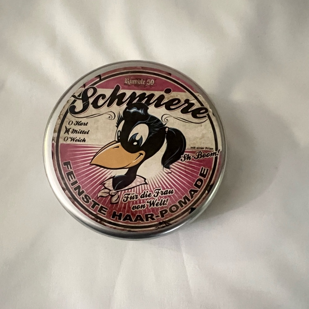 Schmiere Haar-Pomade Tin Brand New